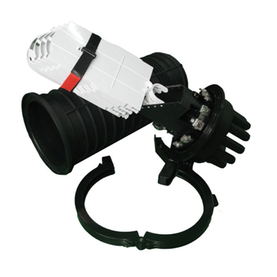 Chiusura di giunzione in fibra ottica a cupola 2In-4Out a 144 fibre